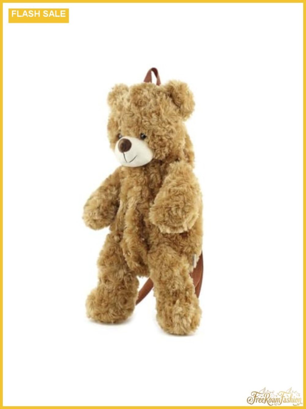 Women Plush Teddy Bear Backpack with Adjustable Straps